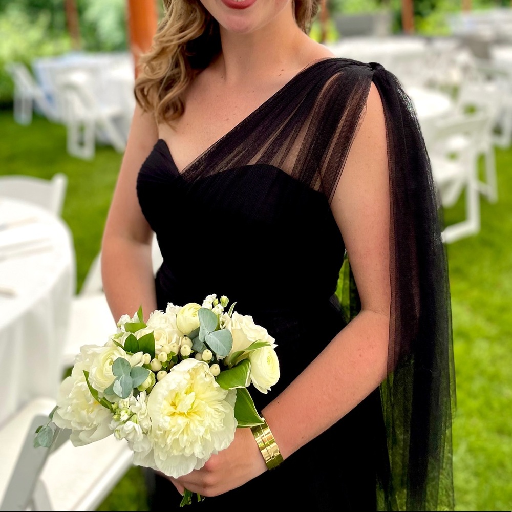 Convertible Jenny Yoo Bridesmaid Dress in Black